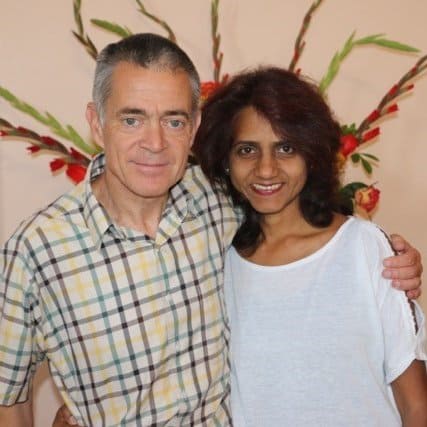 colour photo of Simon & Priscilla Bartlett